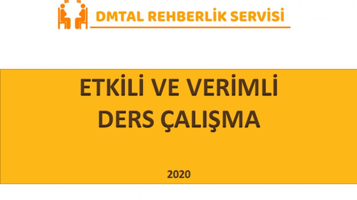 Etkili ve Verimli Ders Çalışma Teknikleri